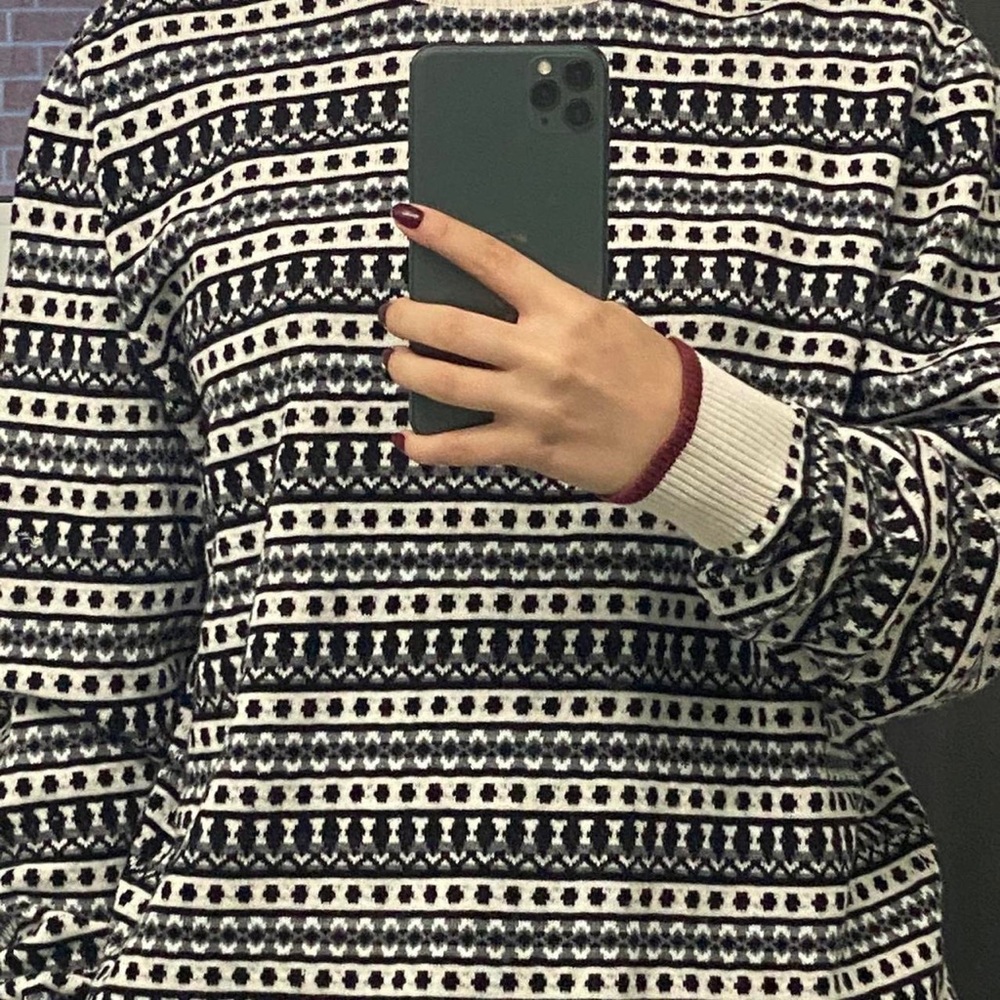 cute oversized grandpa sweater